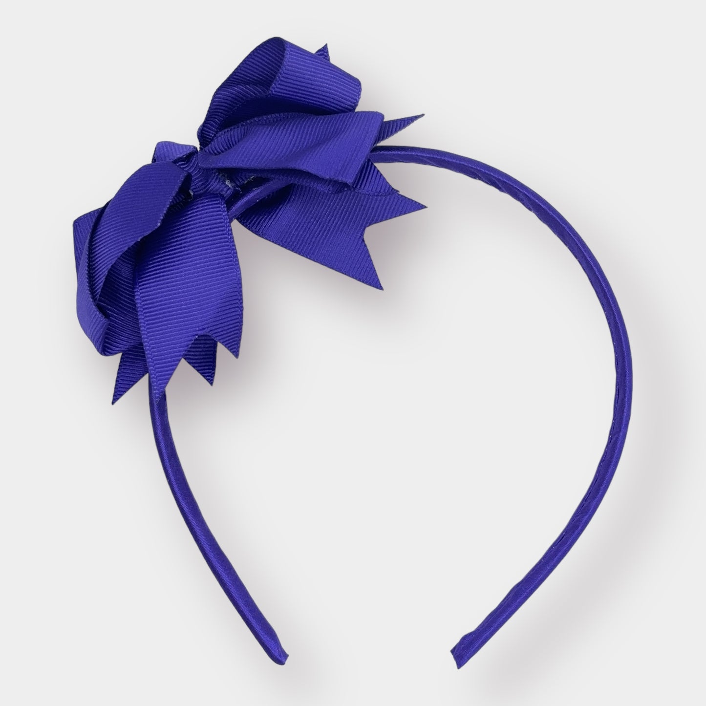 Purple Alice Band with Bow