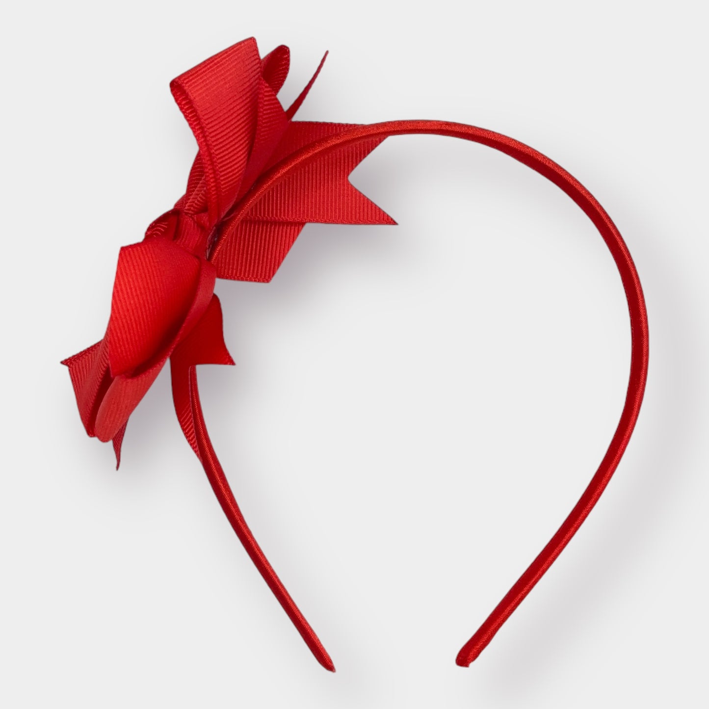 Red Alice Band with Bow