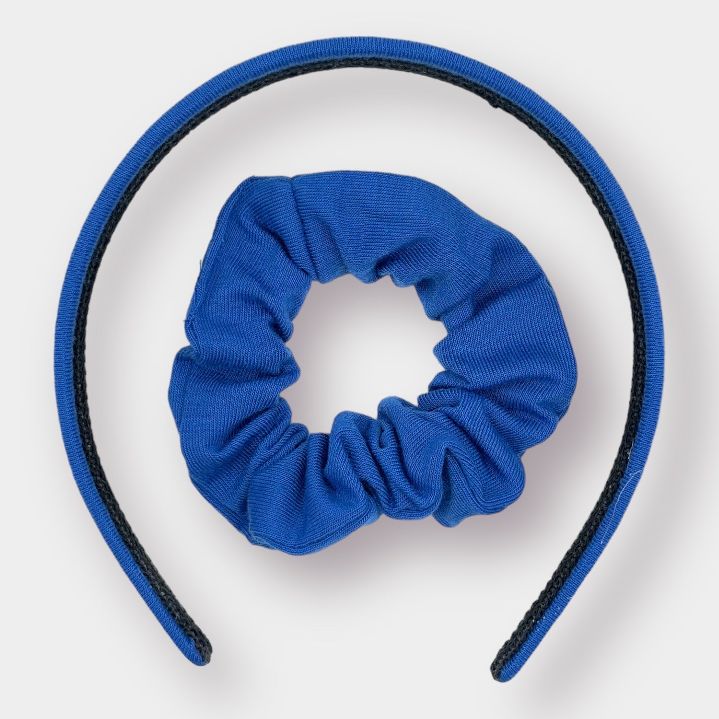 Blue Headband with Scrunchie - 2 Pack