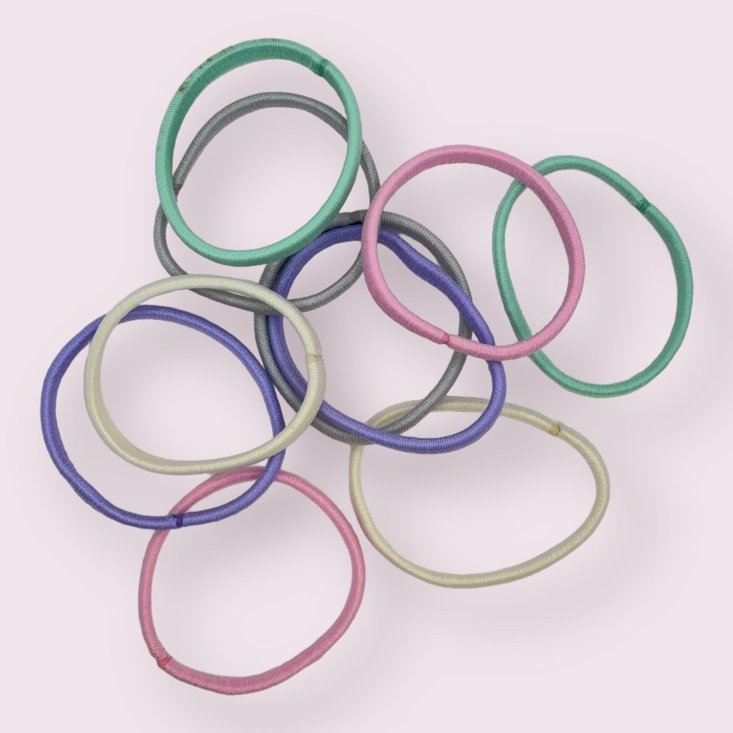 Flat Pastel Bobbles - 10 Pack