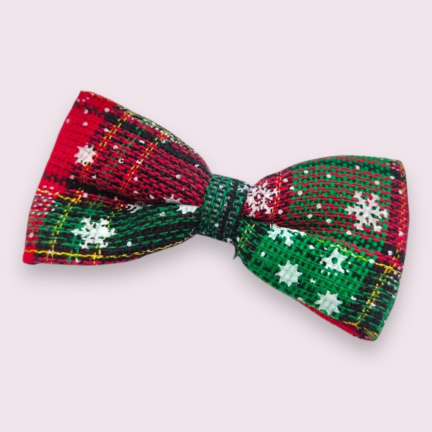 Tartan Snowflake Bow