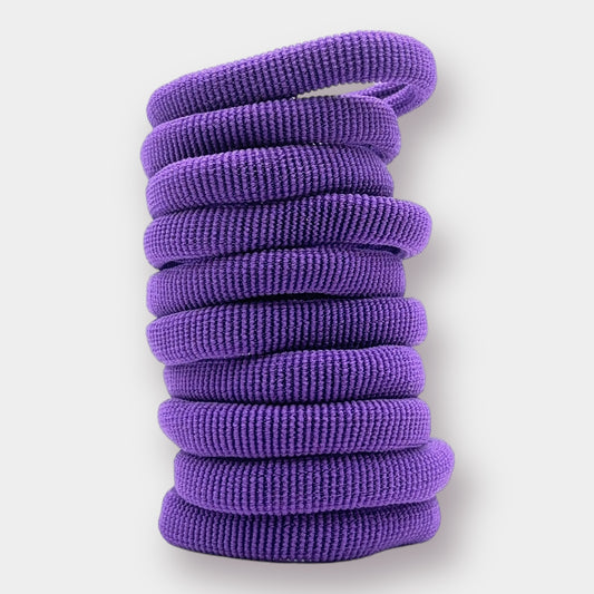 Purple Rolled Bobbles - 10 Pack