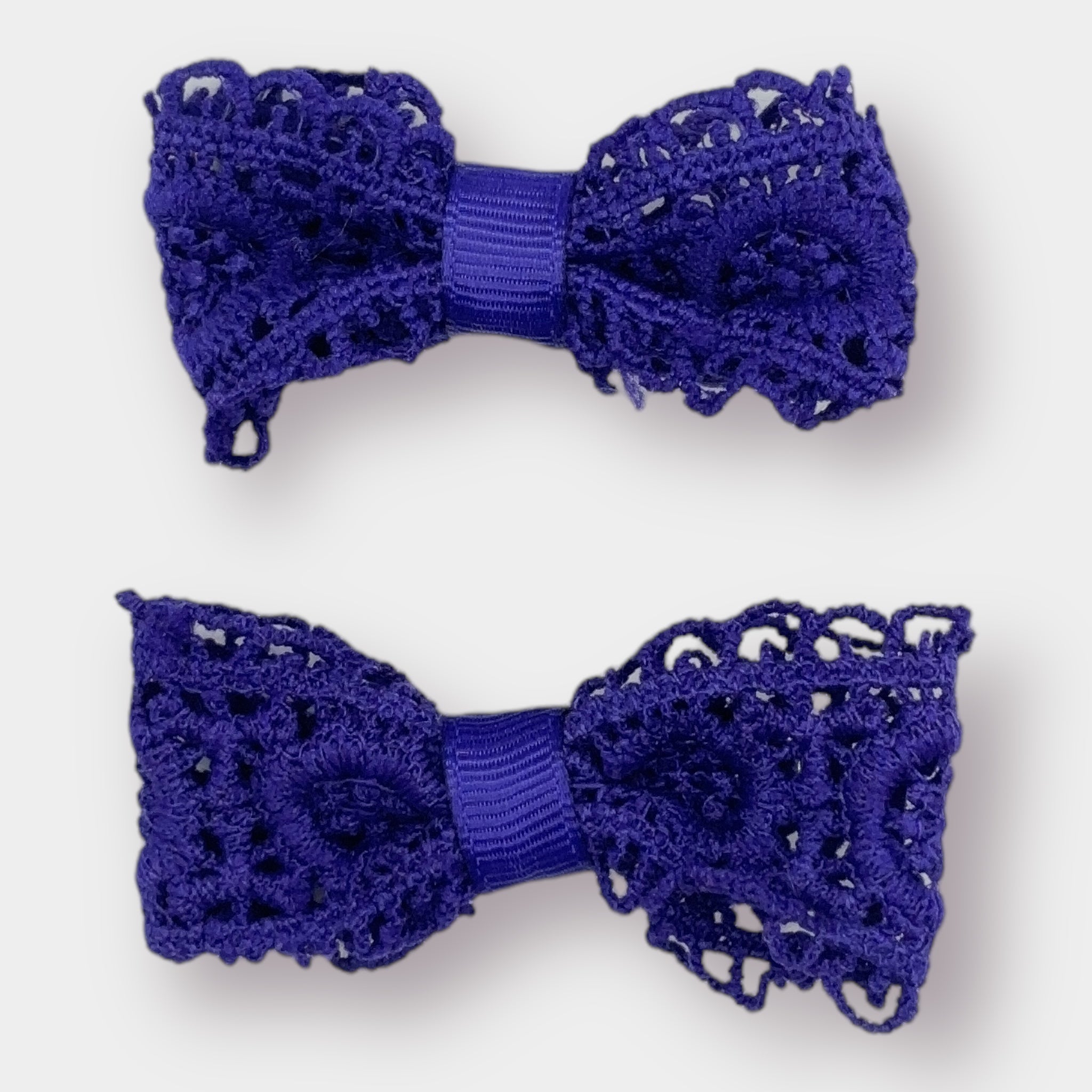 Purple Bow String Purple Lace Bows - 2 Pack – Emelia's