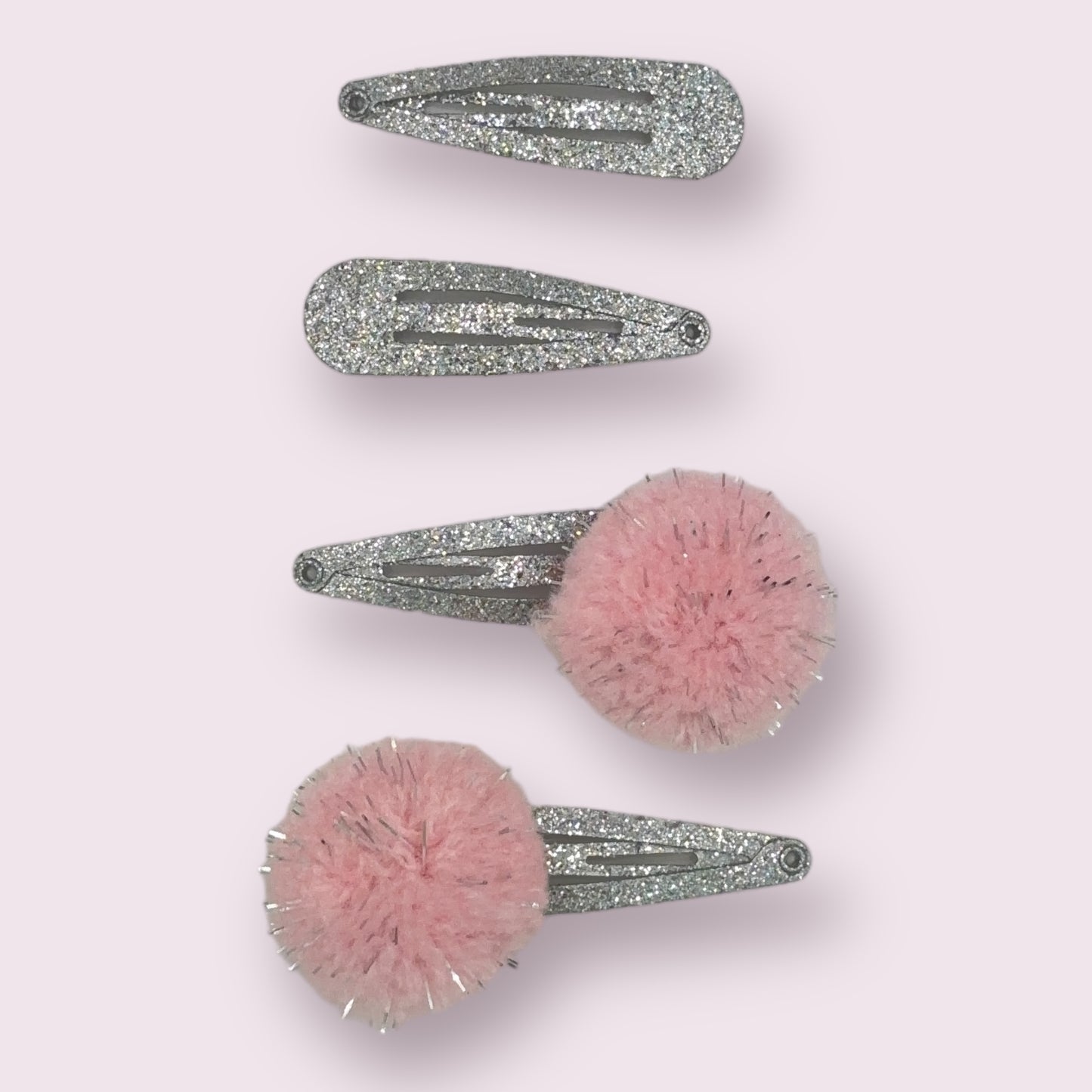 Pom Pom Clip Set - 4 Pack