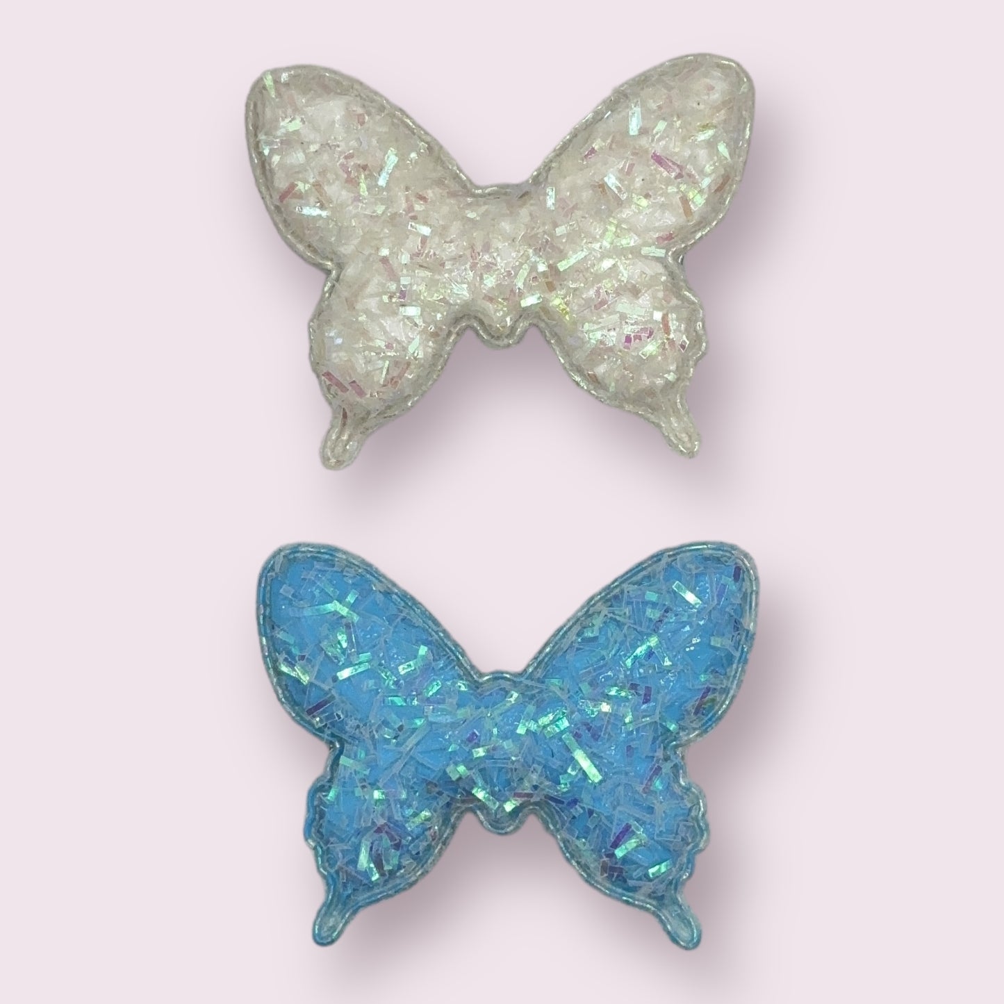 Glitter Butterfly Clips - 2 Pack