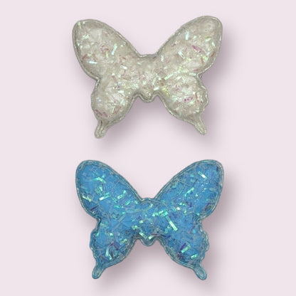 Glitter Butterfly Clips - 2 Pack