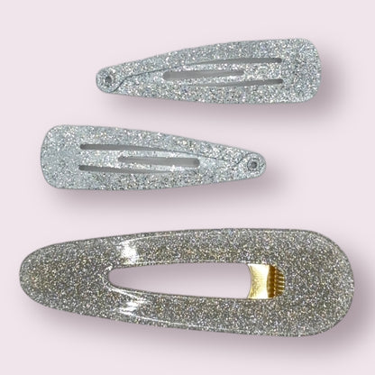 Glitter Clip Set - 3 Pack