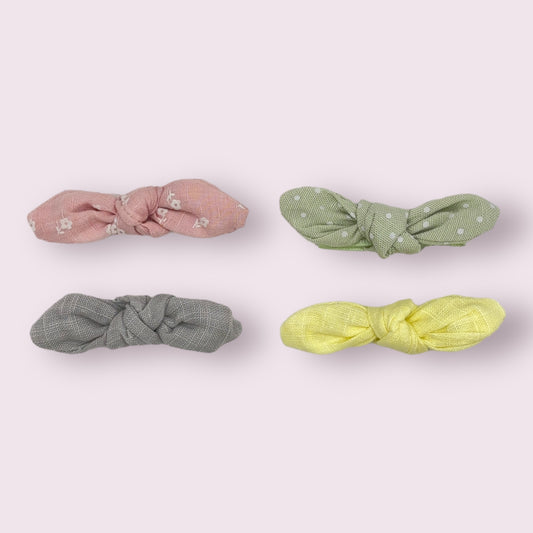 Pastel Knot Clip - 2 Pack